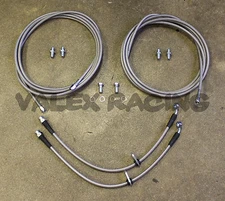 Rear Brake Line Replacement Kit For 8th Gen 06-11 Honda Civic w/rear disc EX SI