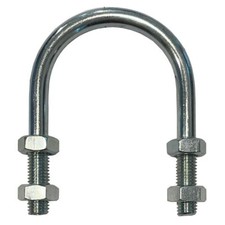 Extended leg U-bolts for British Standard Pipes - Zinc Plated Mild Steel (BZP)