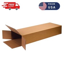 5 Pack Electric Guitar Cardboard Box Side Loading Corrugated 18 L X 6 W X 45