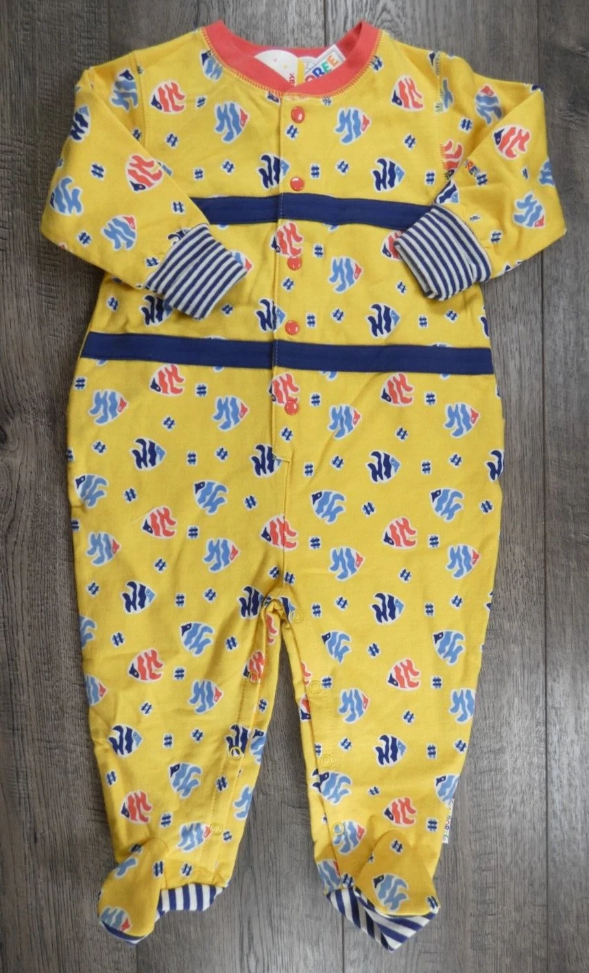 Baby Girl Boy Clothes Rare!! New Gymboree Vintage Yellow Fish Infant Outfit
Opens in a new window or
