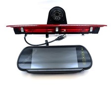 Wireless Ford Transit IR Brake Light Rear Reverse Camera +7" Clip-on Monitor Kit