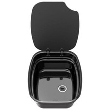 Thetford Argent Black Enamel Sink 360 X 470Mm