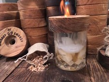 Whiskey Smoker Handmade White Oak Comes With Bourbon Barrel Shavings
