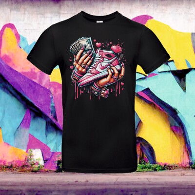Urban Sneaker T-Shirt Anime Geschenk Oberteil Unisex Tee