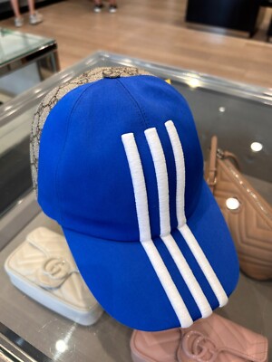 NWT Adidas X Gucci Double Sided Baseball Hat size M 719406-4HAST