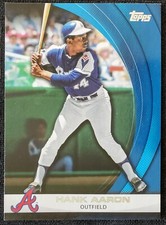 2011 Henry Hank Aaron Atlanta Braves Topps Silver Foil HOF MLB Card #WHP30