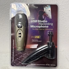 CAD Audio U37 USB Studio Recording Condenser Microphone wTripod Stand and Filter