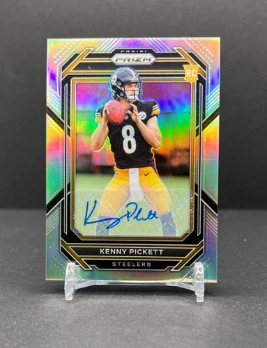 2022 Panini Prizm Kenny Pickett SILVER Prizm Auto #301 RC Pittsburgh Steelers🔥