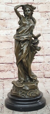 Bronze Aphrodite Statue Greek Goddess of Love Venus  Handcrafted Collectible