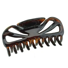 Parcelona French Glossy Belle Large 4 3/4" Celluloid Acetate No Slip Grip Cov...