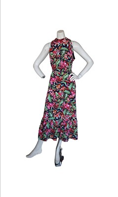SAM EDELMAN HALTER NECK MULTICOLORED MIDI DRESS SIZE 8 | eBay SAM EDELMAN HALTER NECK MULTICOLORED MIDI DRESS SIZE 8 | eBay