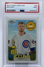 Ian Happ PSA 9 - 2018 Topps Heritage  All Star -Cubs, 4 Gold Gloves- Happer