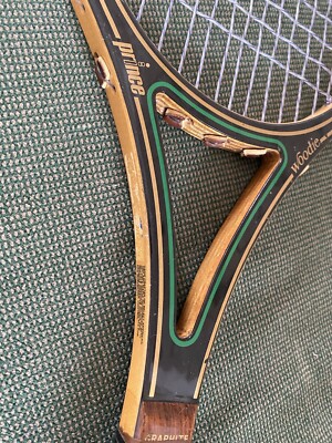 Vintage Prince Woodie Tennis Racket 4 1/2 Wood Graphite Racquet