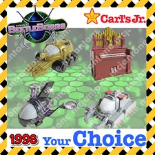Carl's Jr. 1998 BEETLEBORGS Jay Leno Flabber BEETLEBORG Saban YOUR Toy CHOICE