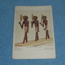 Men Carrying Paddles Egyptian Sculpture British Museum Winslow & Sons Postcard