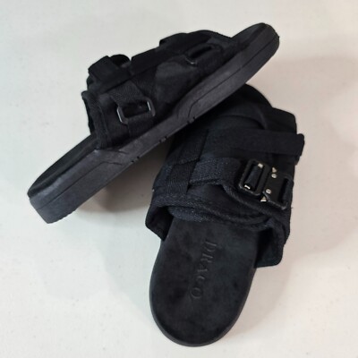 DRACO Slides 9, 9.5, 10 Mens Phantom Black Remastered NEW  display picture 1