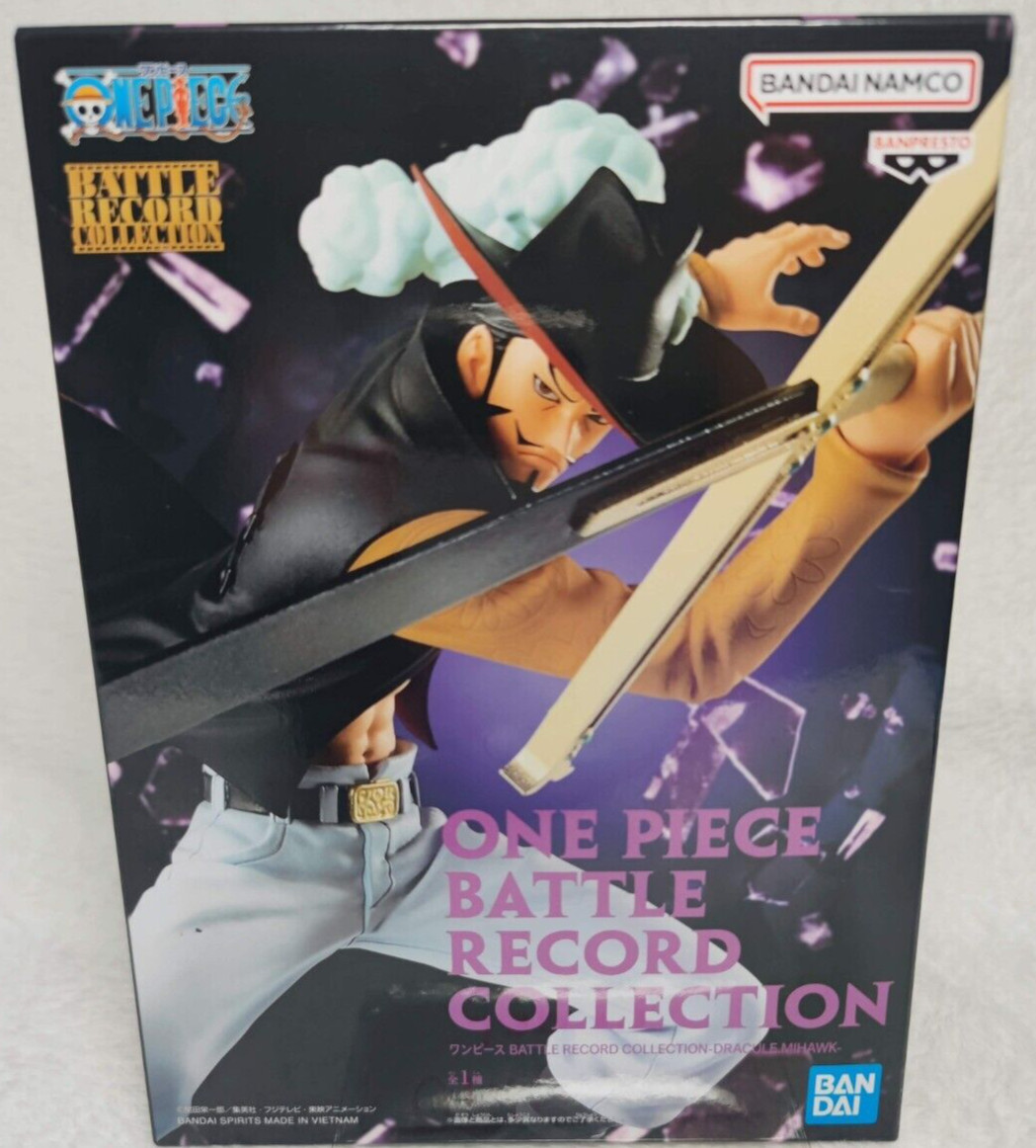 One Piece DRACULE MIHAWK Battle Record Collection Figure Banpresto from Japan