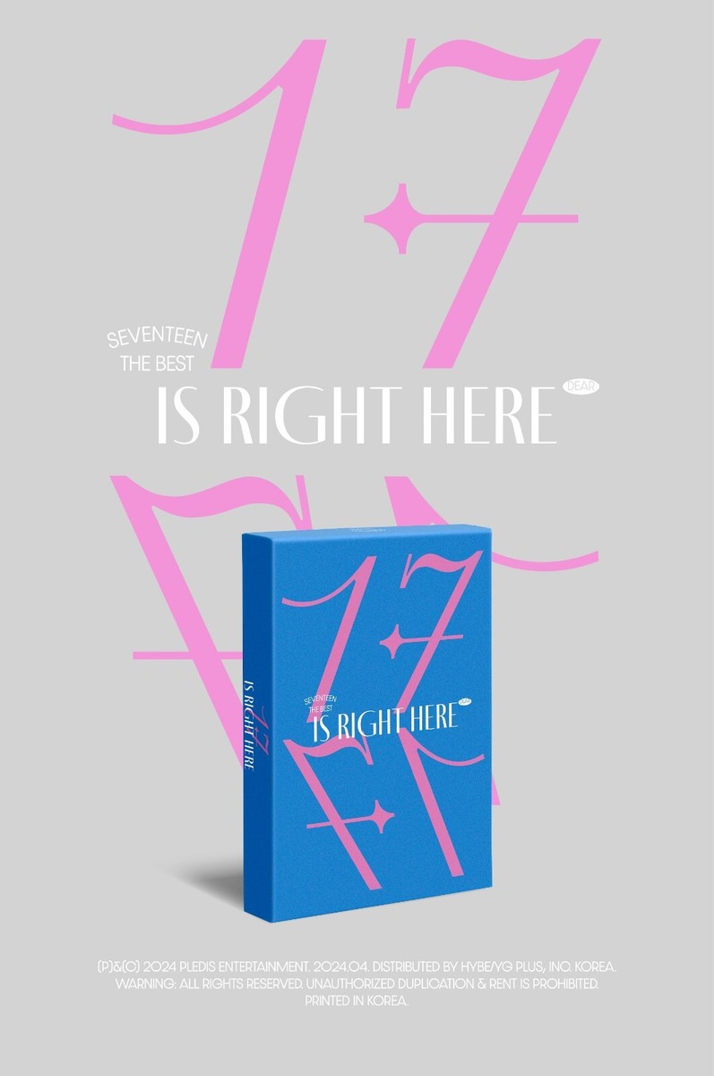 SEVENTEEN BEST ALBUM 17 IS RIGHT HERE DEAR Ver. 2CD+Binder+Book+