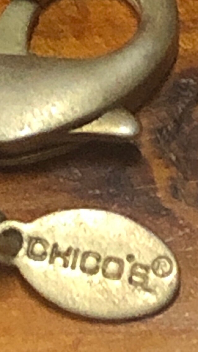 Vintage Chicos Double Link Statement Necklace - image 5