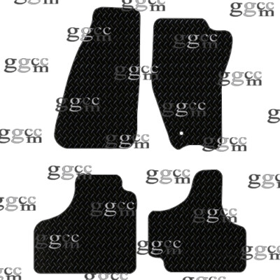 FITS JEEP CHEROKEE 2007 TO 2014 TAILORED BLACK RUBBER CAR FLOOR MATS SET (1 CLP)