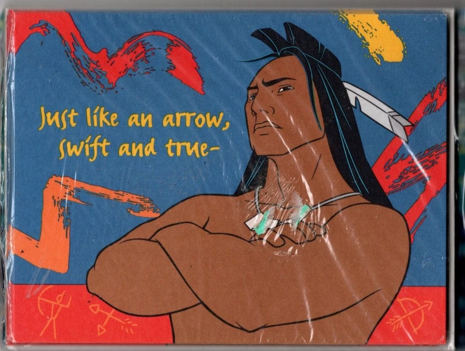 8 paquetes 8 tarjetas Pocahontas Inventions Disney Hallmark Party Express 64 en total Foto 3 de 4