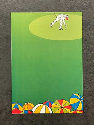 JEAN-OLF LAMMERS Watching the match Postkarte : Golf  (Gallery Cards # 4392)