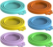 6 Pcs Food Can Lids Pet Can Covers for All Standard Size Dog and Cat Food Can Li