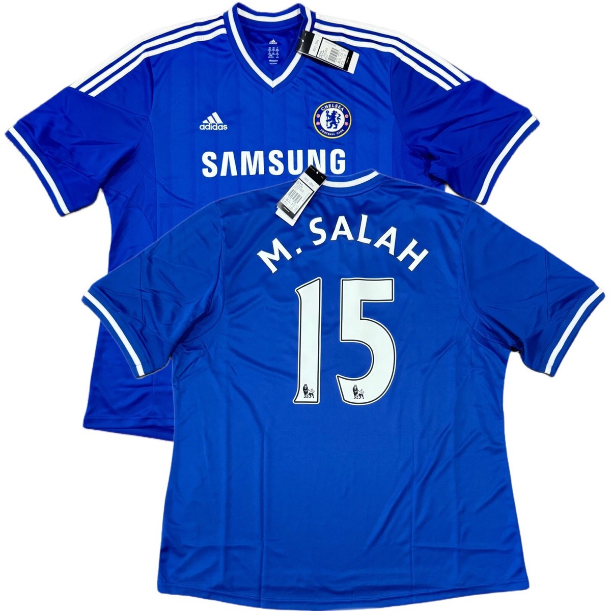 2013/14 Chelsea Home Jersey #15 M. SALAH 2XL Adidas Soccer EPL