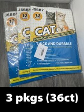 3 Pkgs 36ct Thick  Durable Cat Scratch Furniture Protector 12 Sheets each pkg