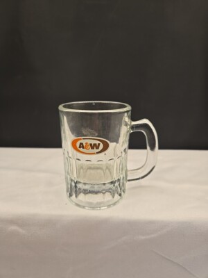 Vintage A&W Root Beer Mini Mug Shot Glass 3.25''