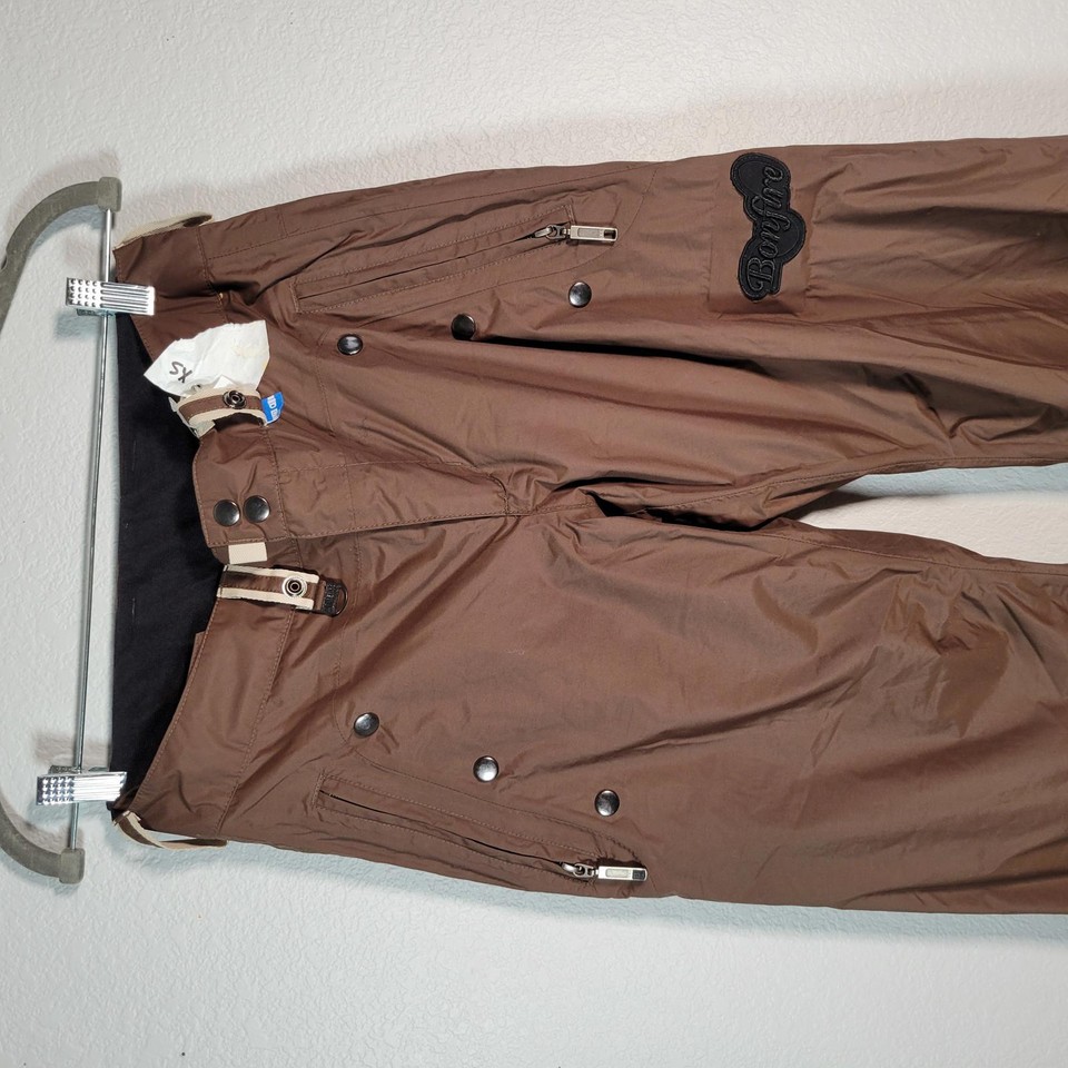 Bonfire Snowboarding Co Brown Particle Snowboarding Pants Women Size XS