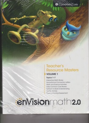 enVision Math 2.0-Common core-Teacher's Resource Masters Vols.1&2 w/Ass.Sourcebk