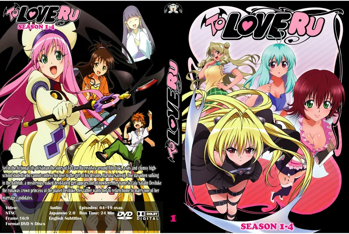 ANIME, TO LOVE RU Season 1-4 Episodes 64+19 Ovas(Uncensored Version),  8DVD