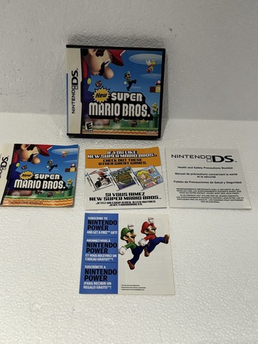 New Super Mario Bros. (Nintendo DS, 2006) CIB Complete w/Manual + Inserts  - Picture 2 of 14