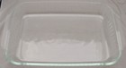 Glass Pyrex Casserole Dish with Lid 3 Quart Ribbed 3 L 13x9x2 Blue Plastic Clear — photo 2