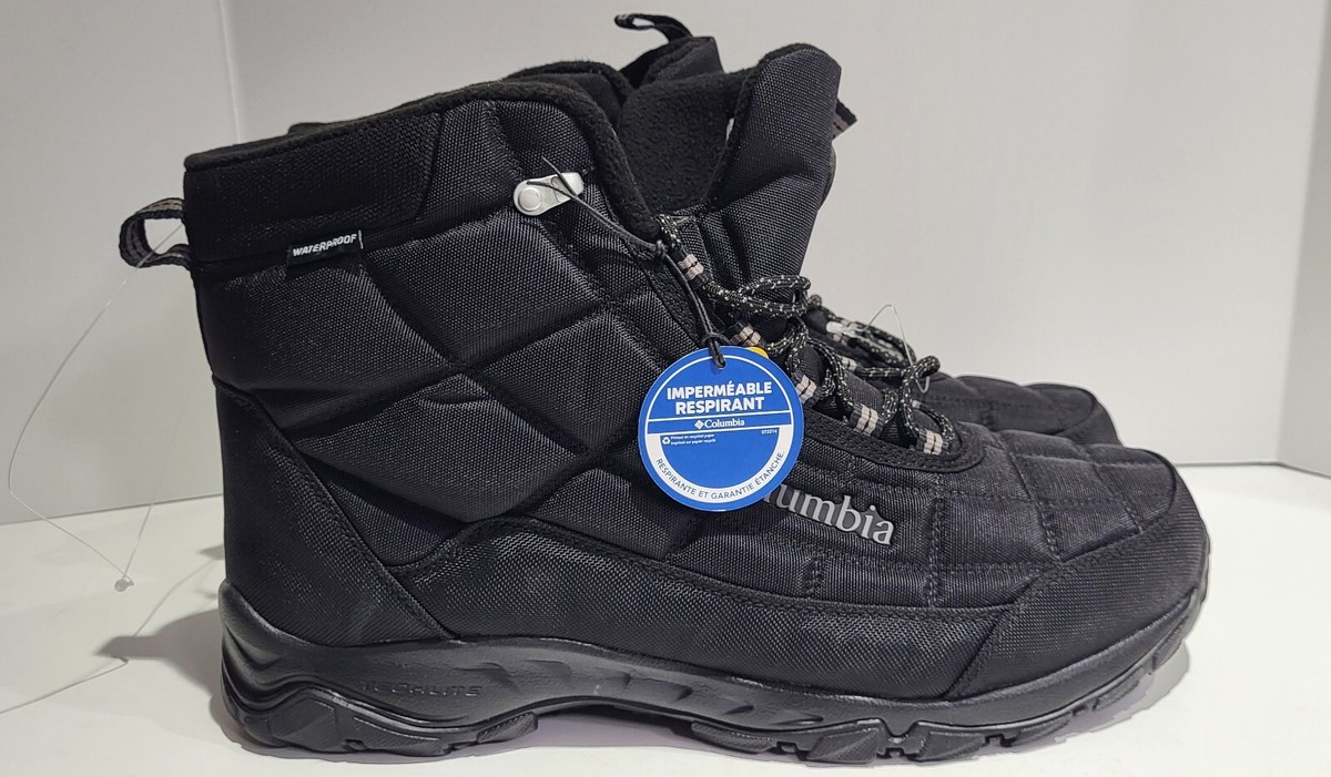 コロンブス Columbia Men's Firecamp Omni-Tech Waterproof Winter Boot Hiking