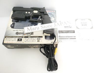 Manette Pistolet PS2 Guncon 2 Namco – Pour TV CRT Uniquement – Avec Câble – Occasion