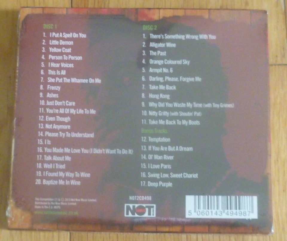 SCREAMIN JAY HAWKINS THE SINGLES COLLECTION 2 x CD *NEW & SEALED* SCREAMING JAY Foto 2 de 3