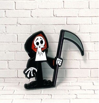 Grim Reaper Enamel Backpack Pin The Grim Adventures Of Billy And Mandie