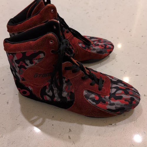 Otomix Stingray RED Camo M3000 Bodybuilding Wrestle Weightlifting MMA Shoes 11