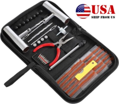 45PC Tire Kit DIY Tire Repair Plug Car Flat Repair Truck Motorcycle Home Patch/