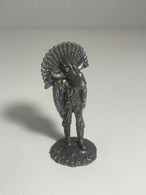 Pewter Native American Indian Nata Aska Kachina Warrior Hopi Navajo Figurine