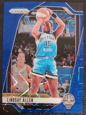 Lindsay Allen #107 2024 Panini Prizm WNBA Blue Velocity Prizm Chicago Sky