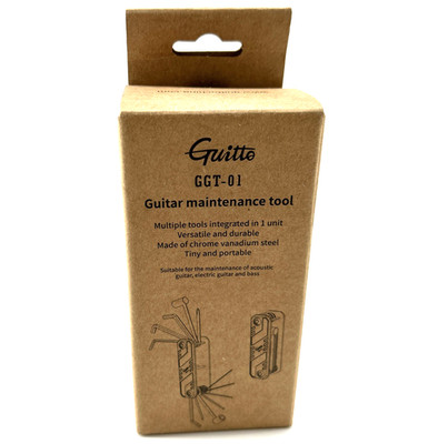 GUITTO Guitar Multi Tool Bass Pocket Aluminum Alloy Structure Storage Bag GGT-01