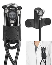 Stethoscope Holder Clip for EKO CORE 500™ – Lightweight PU Leather Hip Holder...