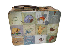 WINNIE THE POOH  Mini Lunchbox Collectible circa 1990's