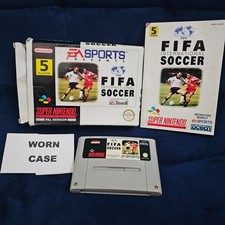 Thumbnail of ebay&reg; auction 177962908980 | Fifa International Soccer für Super Nintendo / Snes Spiel + Box & Ins