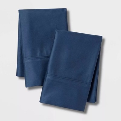 Standard Solid Performance 400 Thread Count Pillowcase Set