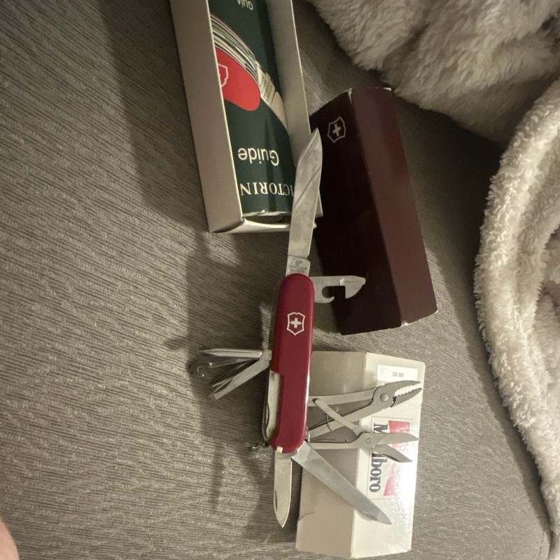 Victorinox Swiss Army Marlboro Limited Edition, with box and paper.