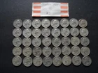 1964 Washington Quarters Roll of 40 / Circulated 90% Silver